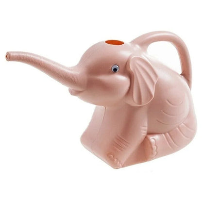Watering Can Elephant-Shaped Trunk Spout Lightweight Indoor & Outdoor