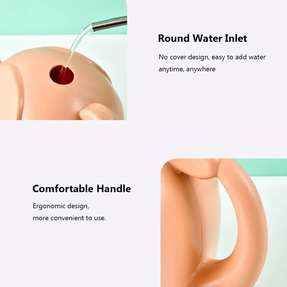 Watering Can Removable Spray Head Ergonomic Handle 1.5L