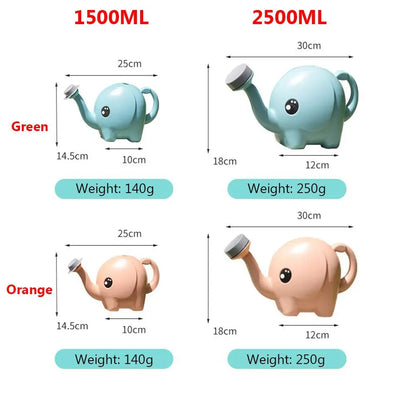 Watering Can Removable Spray Head Ergonomic Handle 1.5L