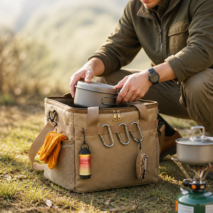 Waterproof Camping Storage Bag with Reinforced Base