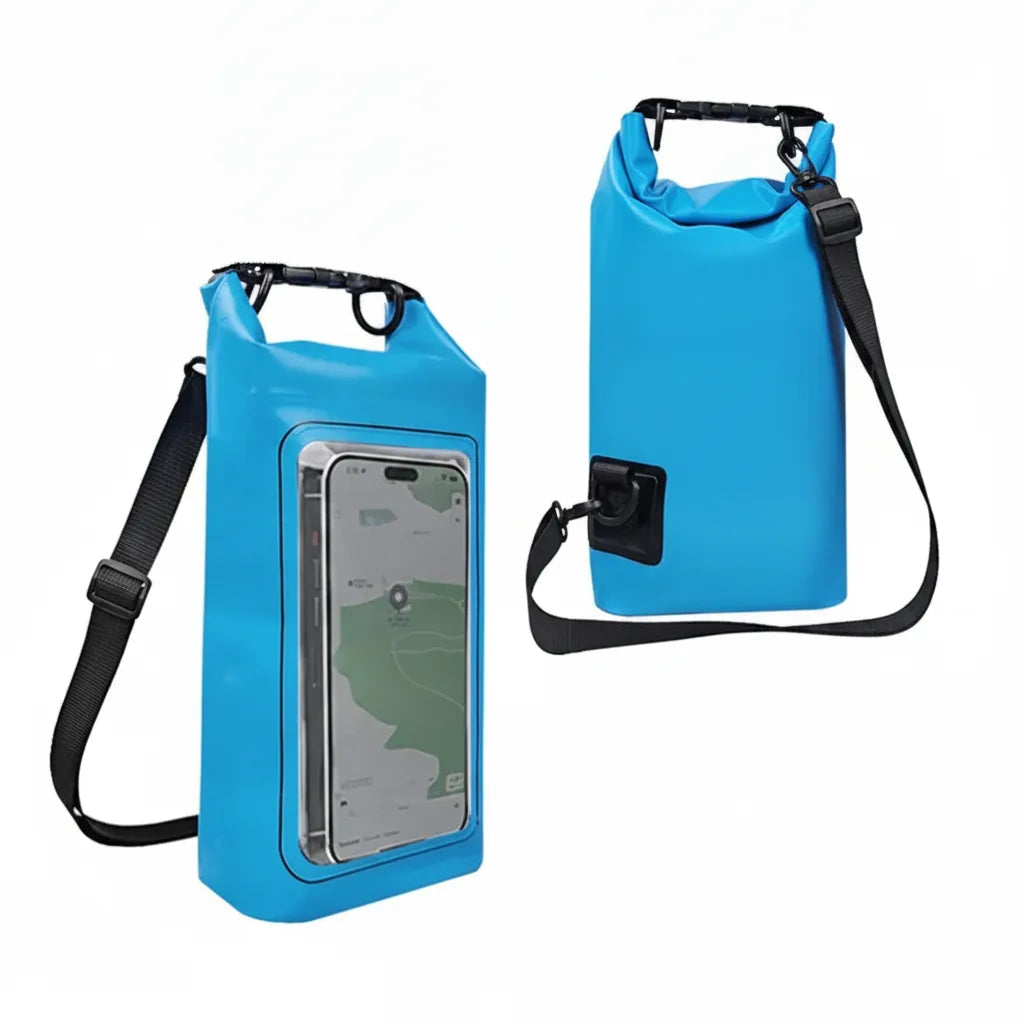 Waterproof Phone Pouch Touchscreen Window & Detachable Strap