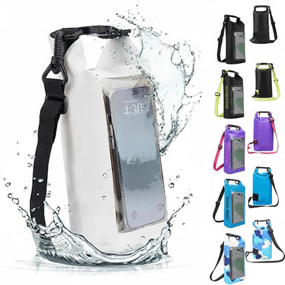 Waterproof Phone Pouch Touchscreen Window & Detachable Strap