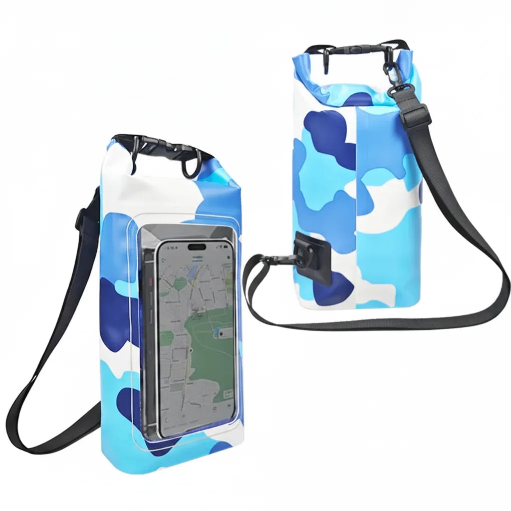 Waterproof Phone Pouch Touchscreen Window & Detachable Strap