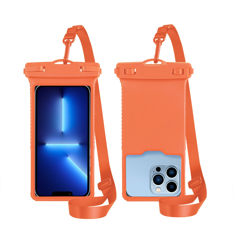 Waterproof Smartphone Case Clear Touchscreen Shock-Resistant Adjustable Strap