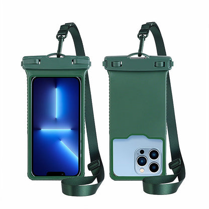 Waterproof Smartphone Case Clear Touchscreen Shock-Resistant Adjustable Strap