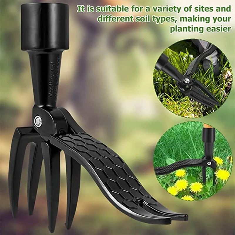 Weed Puller Long Handle & Detachable Stainless Steel Head