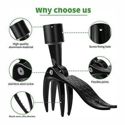 Weed Puller Long Handle & Detachable Stainless Steel Head