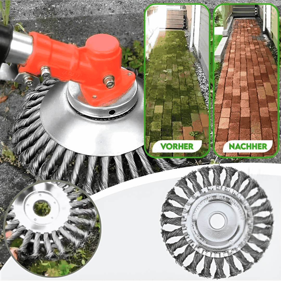 Weed Trimmer Attachment 36-Head Carbon Wire Universal Fit