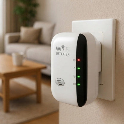 Wi‑Fi Range Extender 300 Mbps Plug‑In & Universal Compatibility