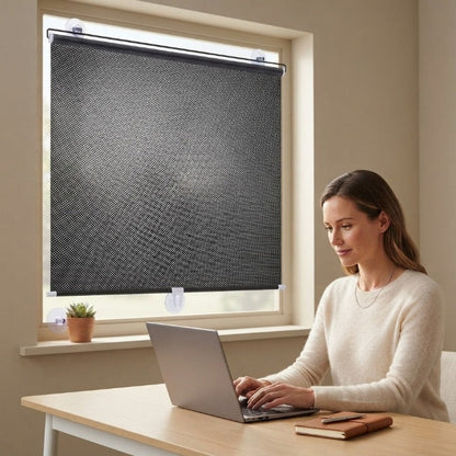 Window Blind Electrostatic Adhesion UV-Blocking Mesh