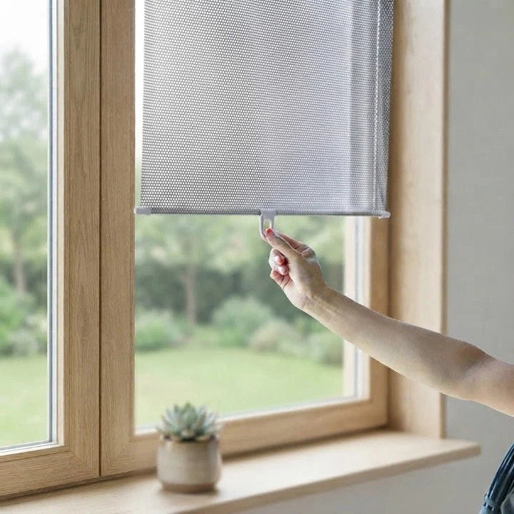 Window Blind Electrostatic Adhesion UV-Blocking Mesh