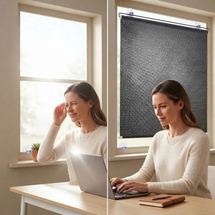Window Blind Electrostatic Adhesion UV-Blocking Mesh