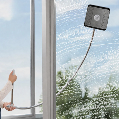 Window Cleaner Magnetic Double-Sided Extendable Handle