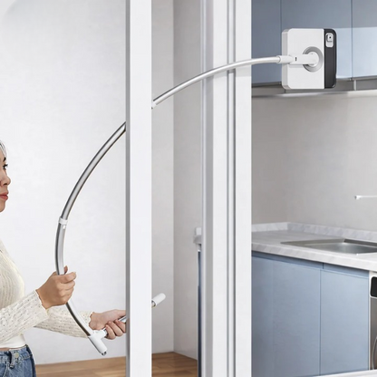 Window Cleaner Magnetic Double-Sided Extendable Handle