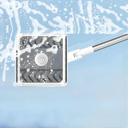 Window Cleaner Magnetic Two-Sided Microfiber & Extendable Handle