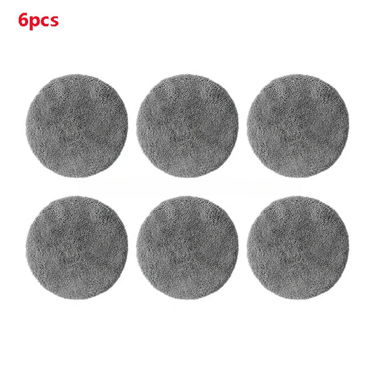 Window Cleaning Pads Microfiber Streak-Free Set of 6