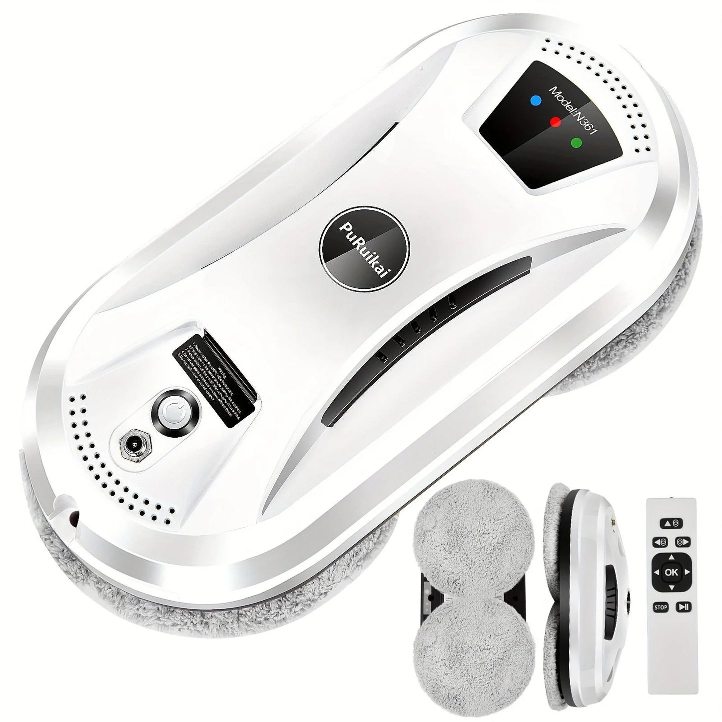 Window Cleaning Robot Automatic Remote Control Powerful Suction