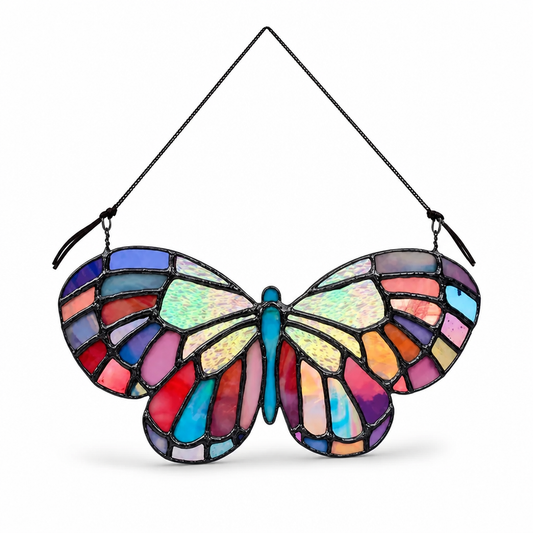Window Decoration Acrylic Multicolored Mosaic 50cm Weather-Resistant