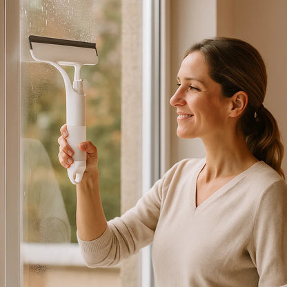 Window Squeegee 3-in-1 Spray & Wipe 250ml Refillable