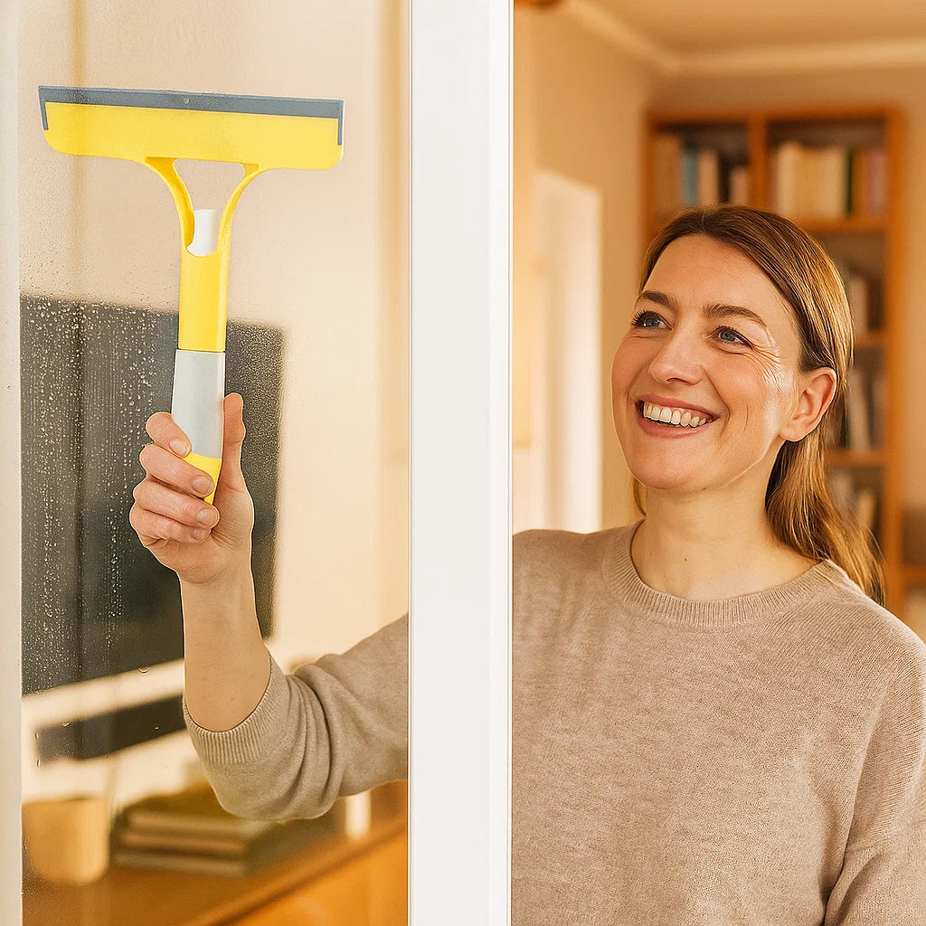 Window Squeegee 3-in-1 Spray & Wipe 250ml Refillable