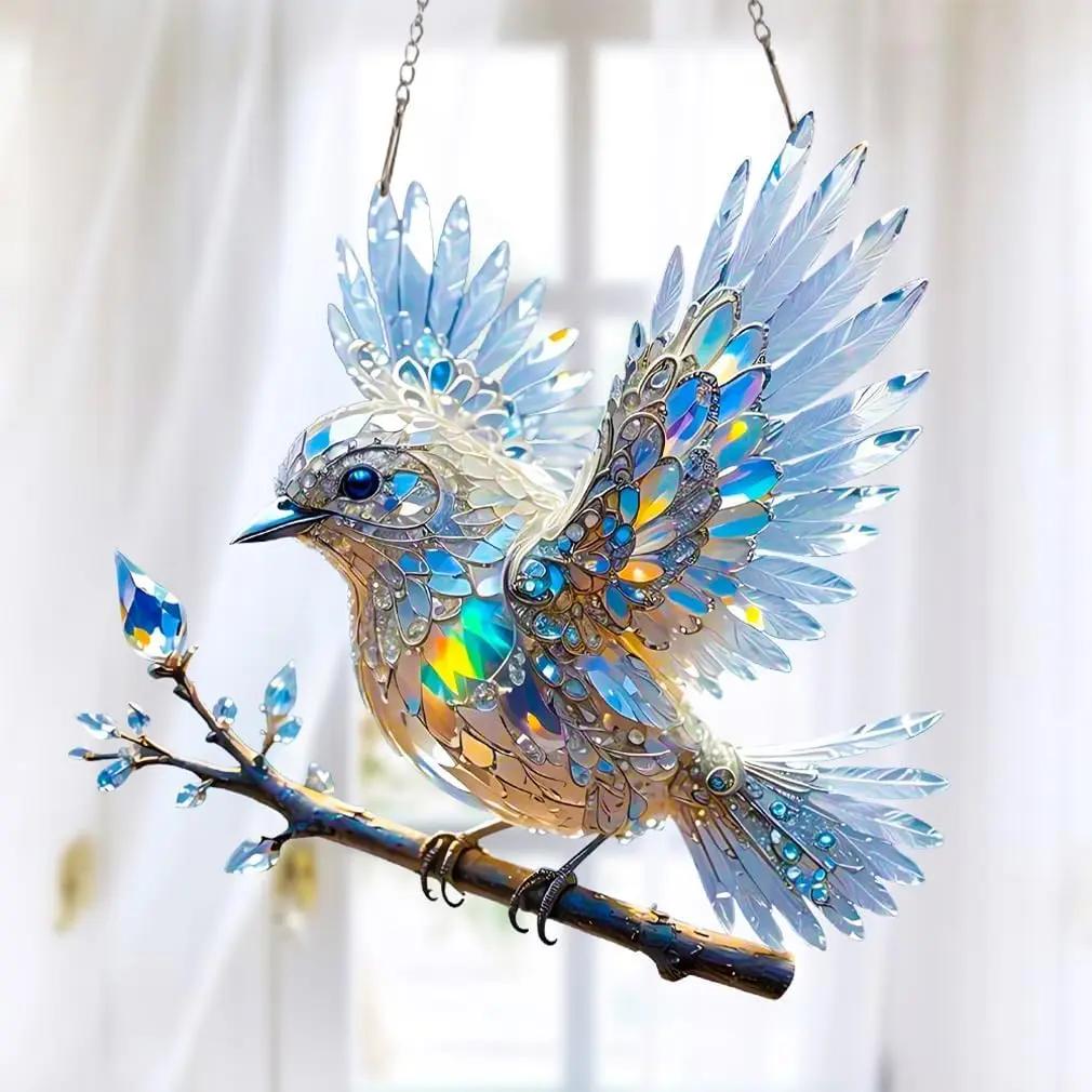 Window Suncatcher Iridescent Acrylic Light-Reflecting