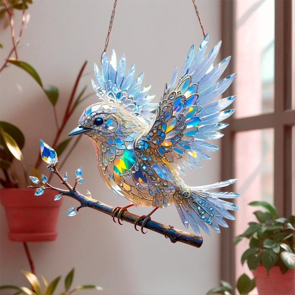 Window Suncatcher Iridescent Acrylic Light-Reflecting