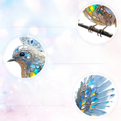 Window Suncatcher Iridescent Acrylic Light-Reflecting