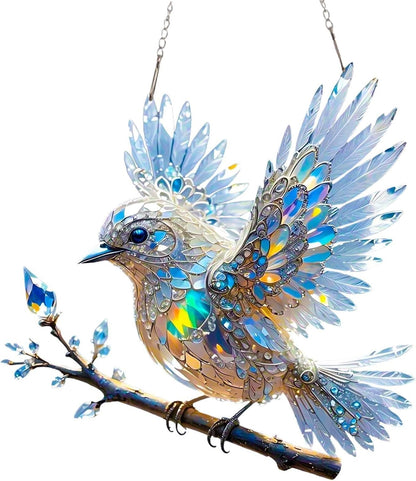 Window Suncatcher Iridescent Acrylic Light-Reflecting