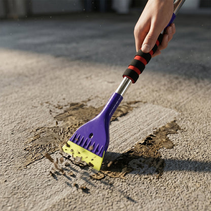 Window Track Cleaner 2-In-1 Brush & Scraper