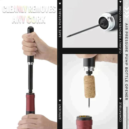 Wine Opener Air Pressure Pump Stainless Steel Needle
