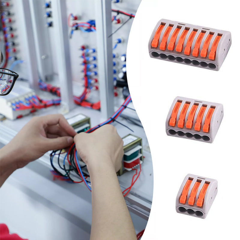 Wire Connector Set Tool-Free Lever 0.75-2.5 mm²