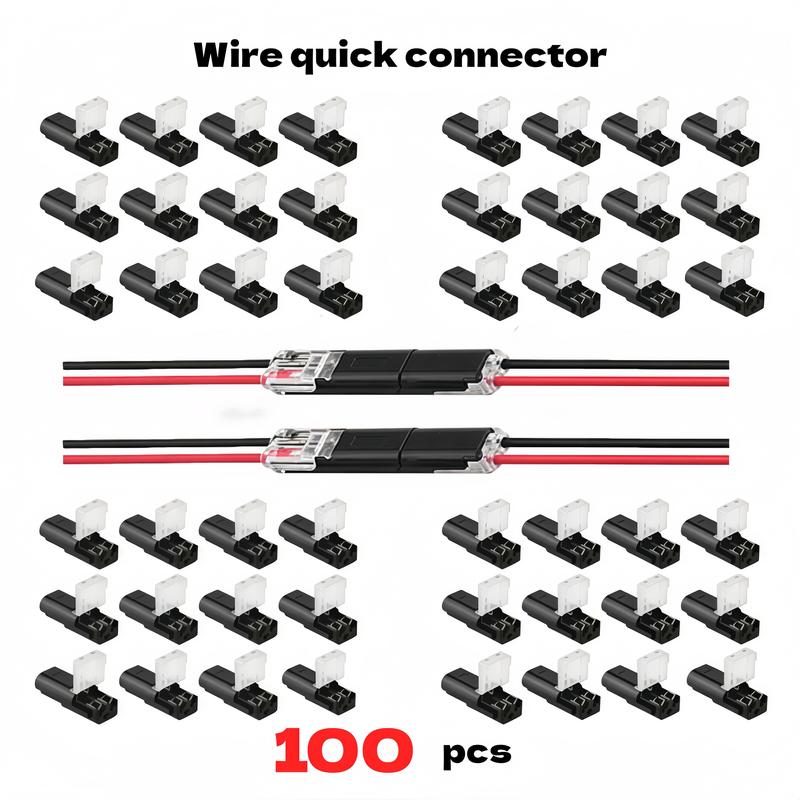 Wire Connector Set Tool-Free Snap-In Solid & Stranded