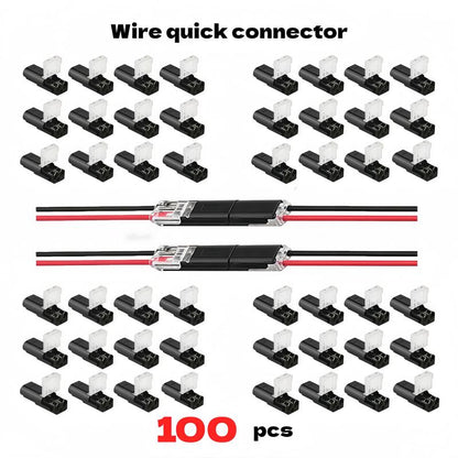 Wire Connector Set Tool-Free Snap-In Solid & Stranded