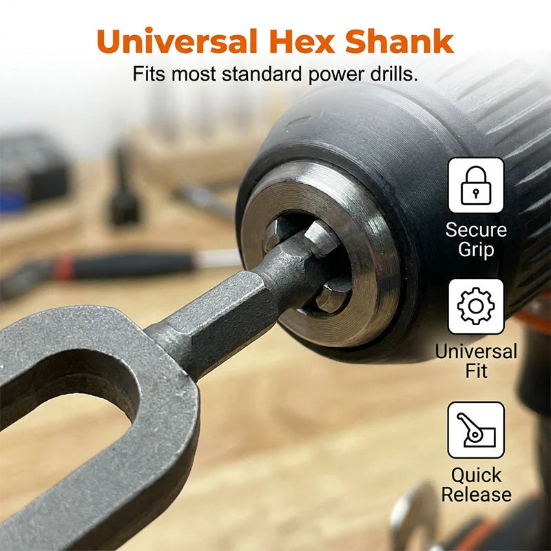 Wire Twister Universal Hex Shank Hardened Steel