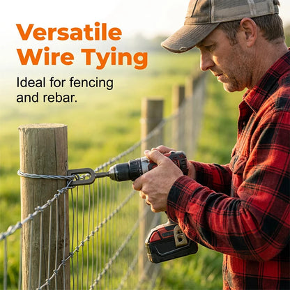 Wire Twister Universal Hex Shank Hardened Steel
