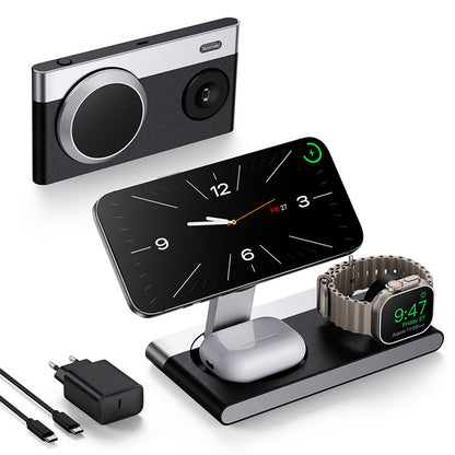 Wireless Charging Station 3-in-1 Magnetic Foldable