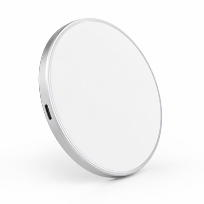 Wireless Charging Station with LED Light Ring (30W Fast Charging)