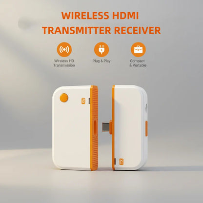Wireless HDMI Transmitter 1080P 60Hz Type-C Plug & Play