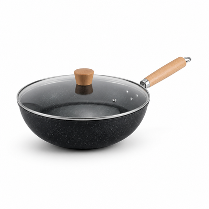 Wok 24 cm Ceramic Non-Stick Flat Bottom