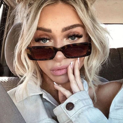Women's Sunglasses Retro Rectangular UV400 & Anti-Glare