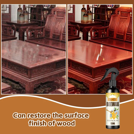 Wood Care Spray Pure Beeswax Cleans & Protects