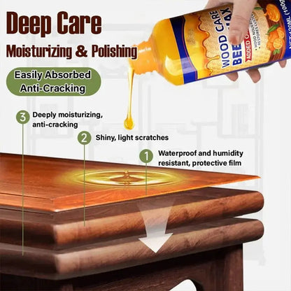 Wood Furniture Balm Beeswax & Orange Oil Two Pack