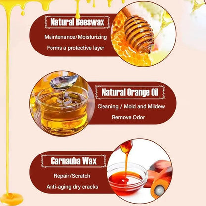 Wood Furniture Balm Beeswax & Orange Oil Two Pack