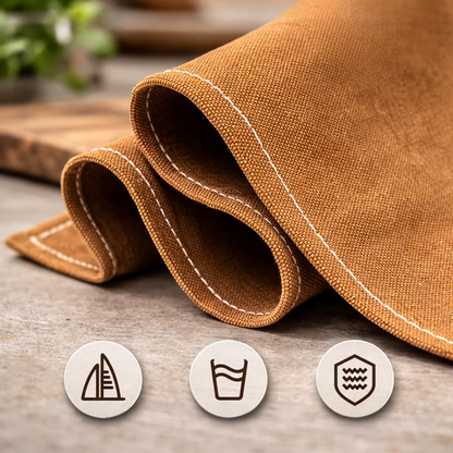 Work Apron Canvas Cross-Back Straps & Tool Pockets