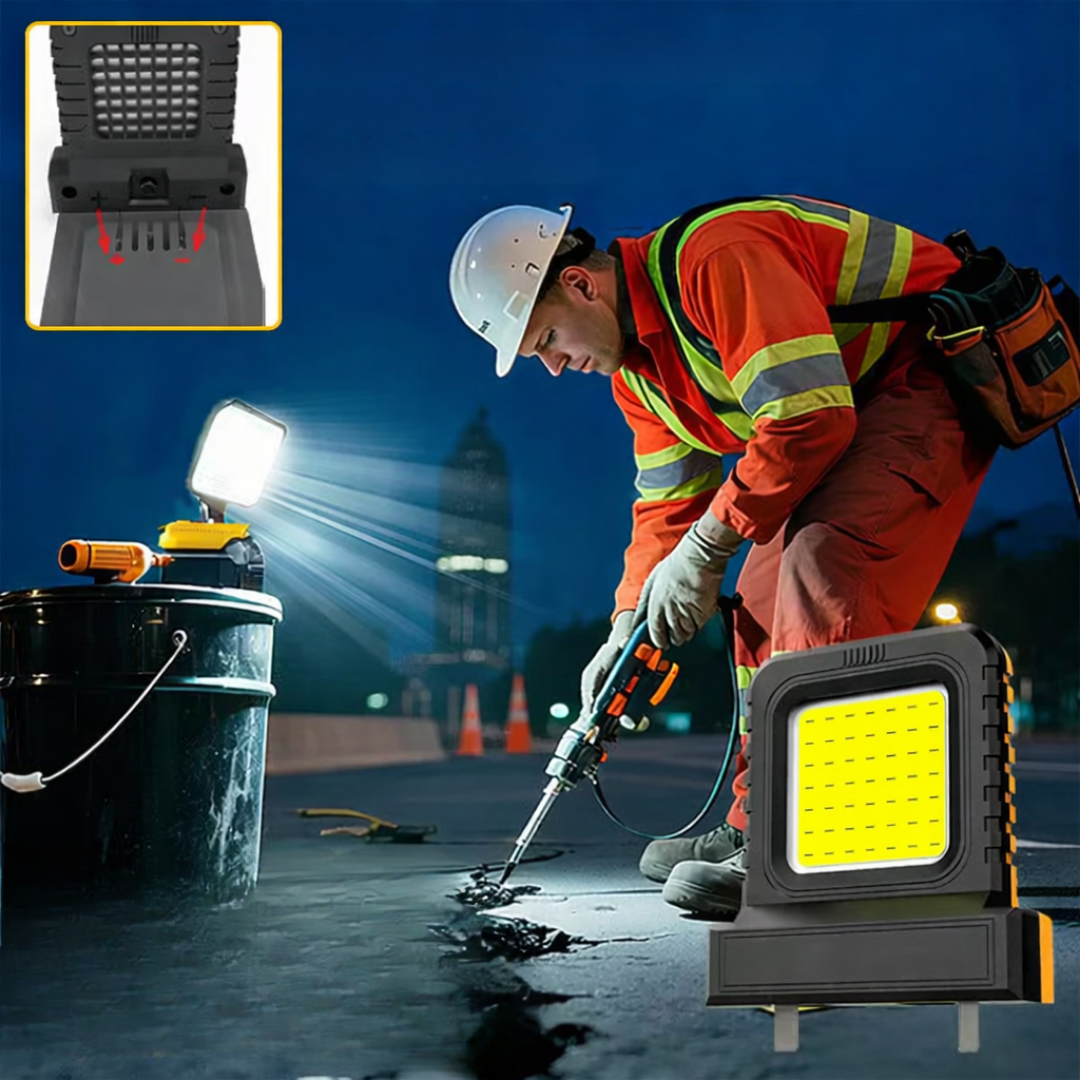 Work Lamp Tool Battery Compatible High-Output LED