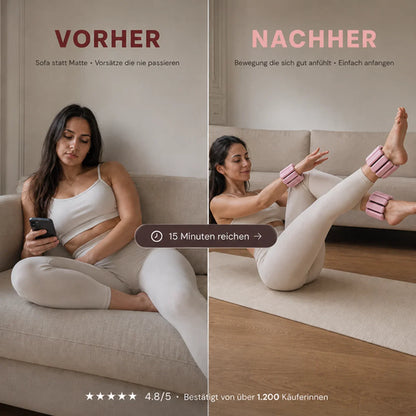 Wrist & Ankle Weights Adjustable Hook-And-Loop Secure Fit