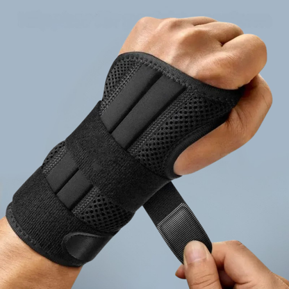 Wrist Brace With Splint Adjustable Velcro Breathable Fabric