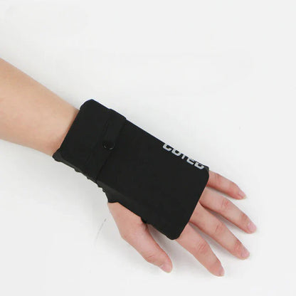Wrist Phone Pouch Slim Elastic Fit Snap Closure