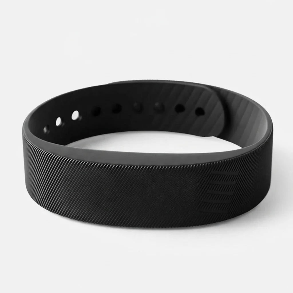 Wristband Vibration Alarm Adjustable Silicone LED Display