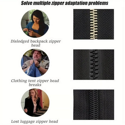 Zipper Pulls Tool-Free Clip-On Universal Fit Set of 12